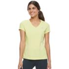 Women's Fila Sport&reg; Essential V-neck Short Sleeve Tee, Size: Xs, Brt Green