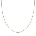 14k Gold Over Silver Box Chain Necklace - 18 In, Women's, Size: 18