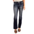 Juniors' Wallflower Luscious Curvy Bootcut Jeans, Teens, Size: 17, Blue Other