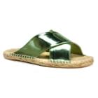 Muk Luks Misty Women's Espadrille Sandals, Girl's, Size: 6, Lt Green