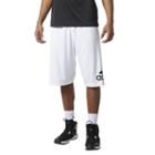Big & Tall Adidas Crazylight Climalite Shorts, Men's, Size: Xxl Tall, White