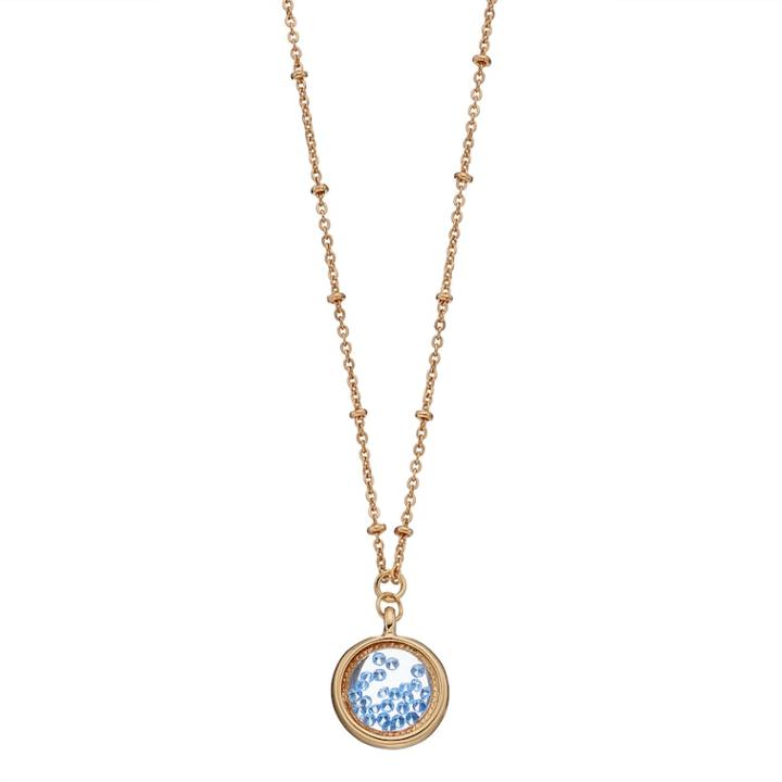 Lc Lauren Conrad Birthstone Shaker Pendant Necklace, Women's, Blue
