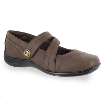 Easy Street Mary Women's Flats, Size: 11 Ww, Brown