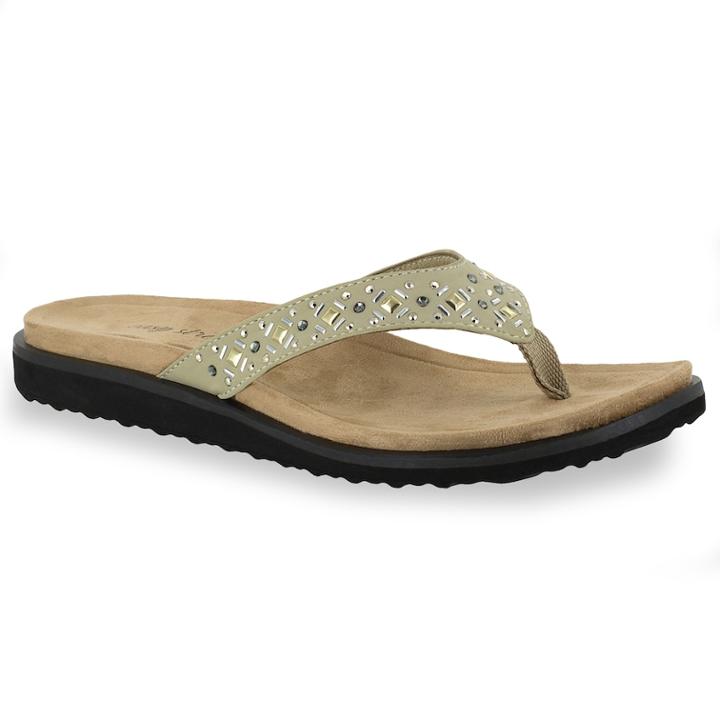 Easy Street Stevie Women's Sandals, Size: 6.5 Wide, Beige
