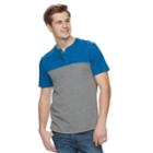 Men's Urban Pipeline&reg; Awesomely Soft Colorblock Henley, Size: Medium, Blue (navy)