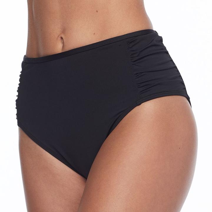 Women's Apt. 9&reg; Semi-high Waist Scoop Bottoms, Size: Xl, Black