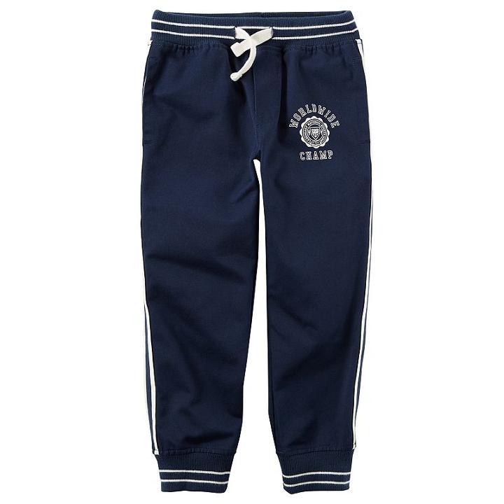 Boys 4-7 Carter's Athletic Jogger Pants, Size: 6, Blue