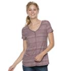 Women's Sonoma Goods For Life&trade; Henley Tee, Size: Small, Med Purple