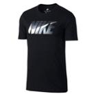 Men's Nike Swoosh Block Tee, Size: Small, Grey (charcoal)
