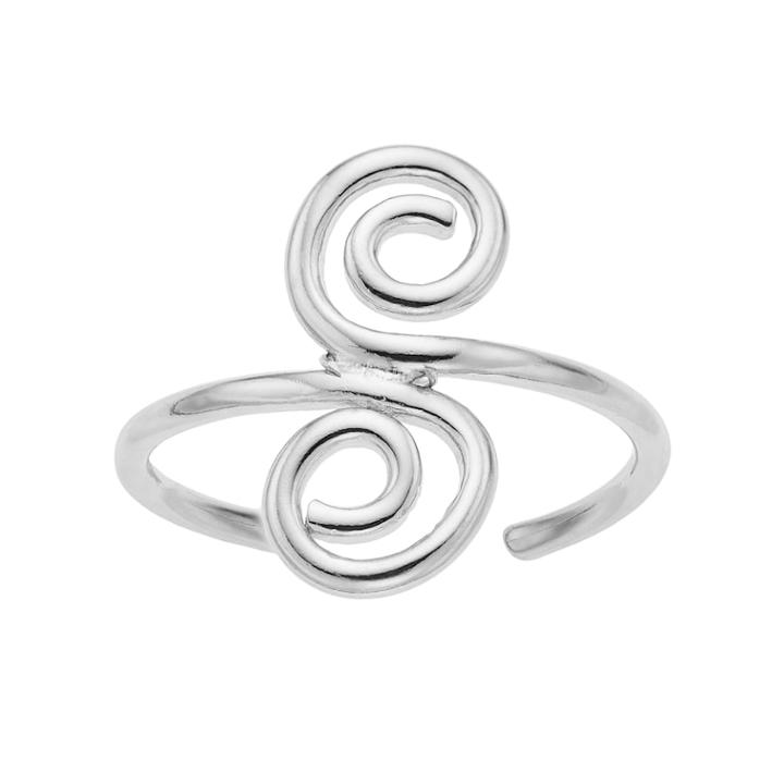 Sterling Summer Scrollwork Toe Ring, Women's, Silver