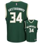 Adidas Men's Milwaukee Bucks Giannis Antetokounmpo Replica Jersey, Size: Xxl, Dark Green
