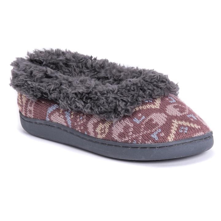 Muk Luks Women's Striped Slide Slippers, Size: Medium, Purple