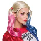 Adult Dc Comics Suicide Squad Harley Quinn Costume Wig, Yellow