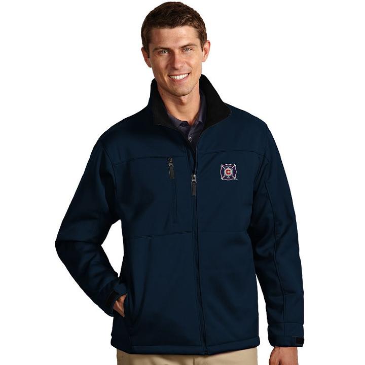 Men's Antigua Chicago Fire Traverse Jacket, Size: Xl, Blue (navy)