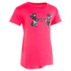 Girls 4-6x Under Armour Logo Graphic Short-sleeve Tee, Size: 5, Brt Pink