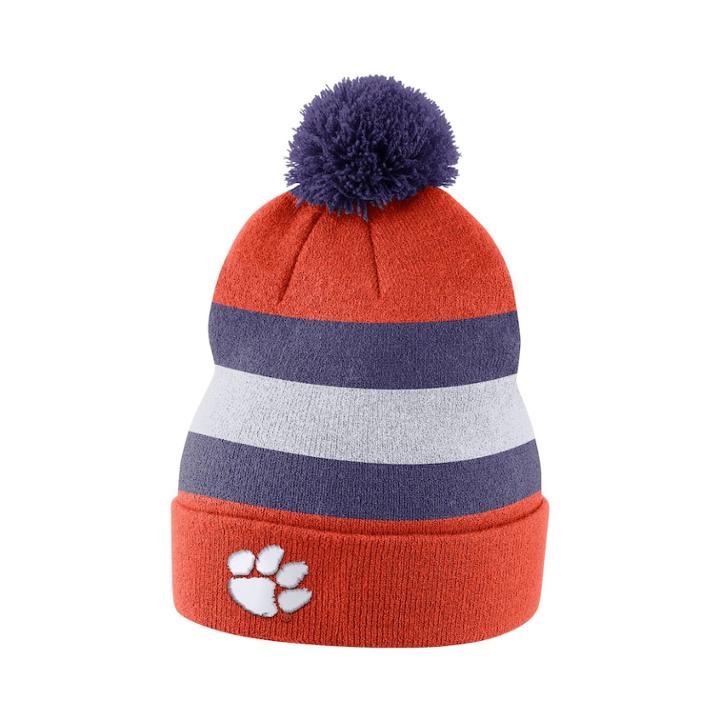 Adult Nike Clemson Tigers Sideline Beanie, Men's, Orange
