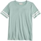 Girls Plus Size Pink Republic Crewneck Varsity Tee, Size: Xl, Med Green