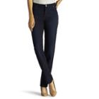 Women's Lee Relaxed Fit Straight Leg Jeans, Size: 14 Avg/reg, Dark Blue