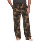 Big & Tall Croft & Barrow&reg; Patterned Microfleece Lounge Pants, Men's, Size: 3xb, Green
