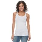 Juniors' So&reg; Lace Trim Camisole, Teens, Size: Large, White