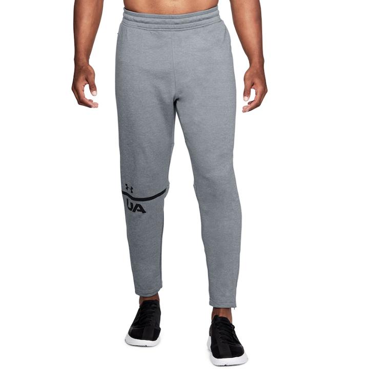 Men's Under Armour Tech Terry Tapered Pants, Size: Xxl, Med Grey