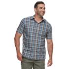 Big & Tall Croft & Barrow&reg; Regular-fit Quick-dry Woven Button-down Shirt, Men's, Size: 3xl Tall, Dark Blue