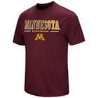 Men's Colosseum Minnesota Golden Gophers Embossed Tee, Size: Large, Dark Red