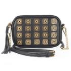 Juicy Couture Medallion Studded Convertible Crossbody Bag, Women's, Black
