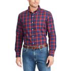 Men's Chaps Classic-fit Patterned Button-down Shirt, Size: Xxl, Red