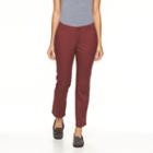 Petite Lee Essential Straight-leg Chino Pants, Women's, Size: 12p-short, Red Other