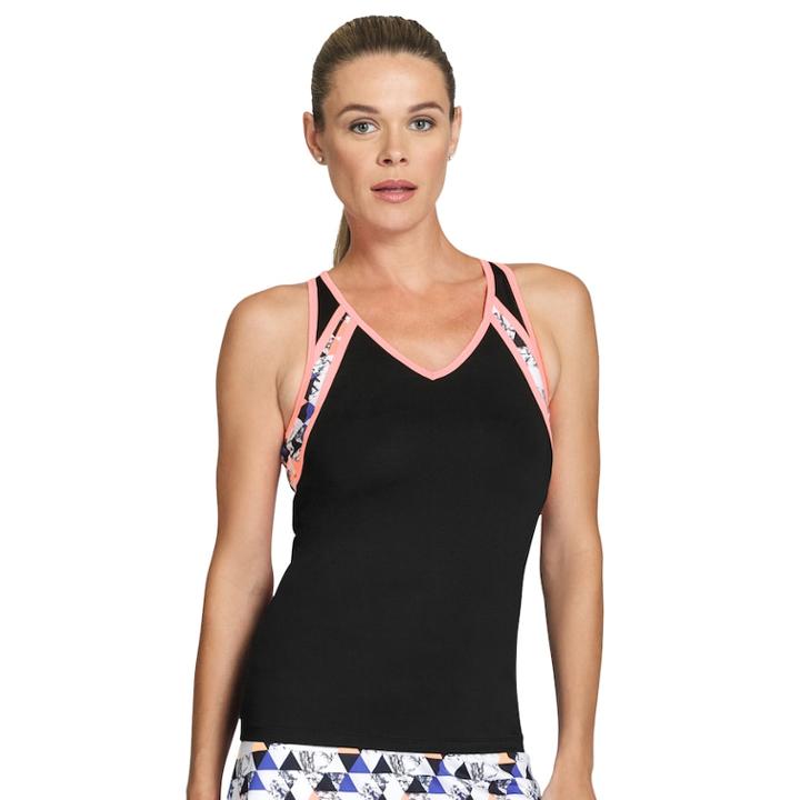 Women's Tail Odell Racerback Tennis Tank, Size: Medium, Pink Ovrfl