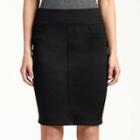 Women's Rock & Republic&reg; Black Jean Skirt, Size: 10, Light Blue