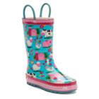 Western Chief Ee-i-ee-i-oh Girls' Waterproof Rain Boots, Size: 11, Turquoise/blue (turq/aqua)