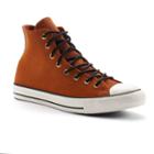 Men's Converse Chuck Taylor All Star Leather & Corduroy High-top Sneakers, Size: 7, Drk Orange