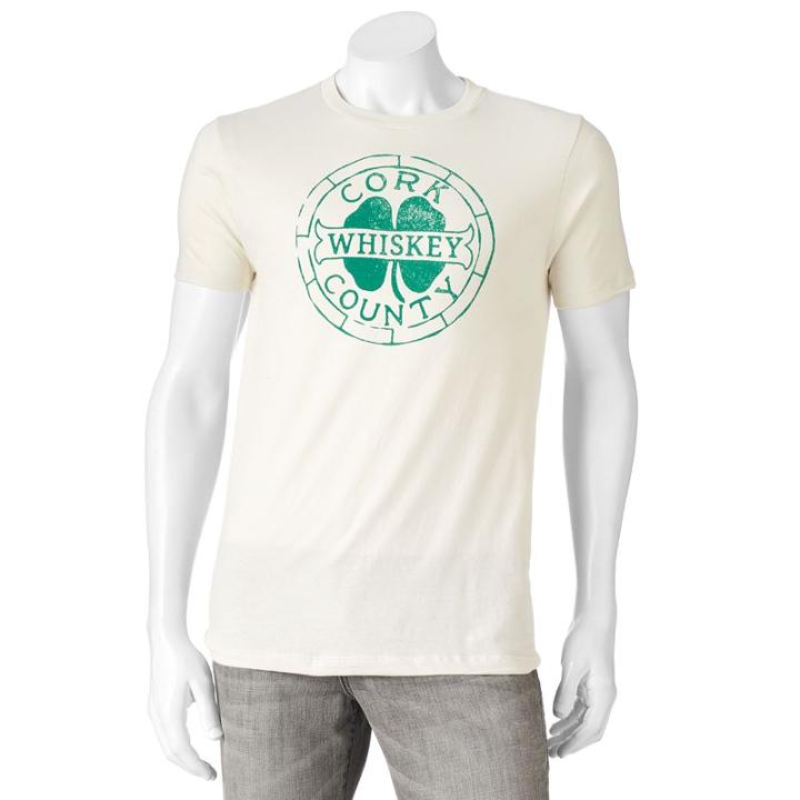 Men's Sonoma Goods For Life&trade; Cork County Whiskey Tee, Size: Large, Brown Over