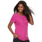 Women's Croft & Barrow&reg; Essential Classic Crewneck Tee, Size: Small, Med Pink