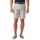 Big & Tall Haggar&reg; Cool 18&reg; Windowpane Performance Shorts, Men's, Size: 48, Natural