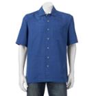 Men's Batik Bay Silk Blend Button-down Shirt, Size: Xl, Brt Purple