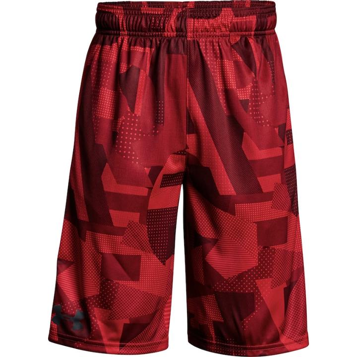 Boys 8-20 Under Armour Stunt Shorts, Size: Large, Dark Red