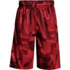Boys 8-20 Under Armour Stunt Shorts, Size: Large, Dark Red