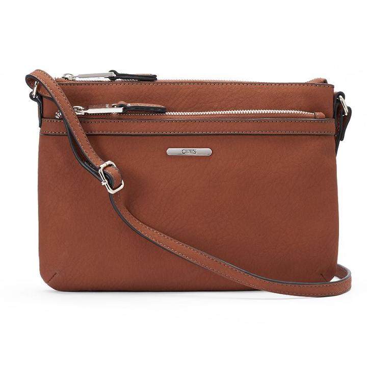 Chaps Fawn Crossbody Bag, Women's, Dark Brown