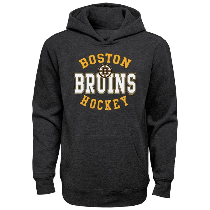 Boys 8-20 Boston Bruins Promo Hoodie, Size: Xl 18-20, Grey (charcoal)
