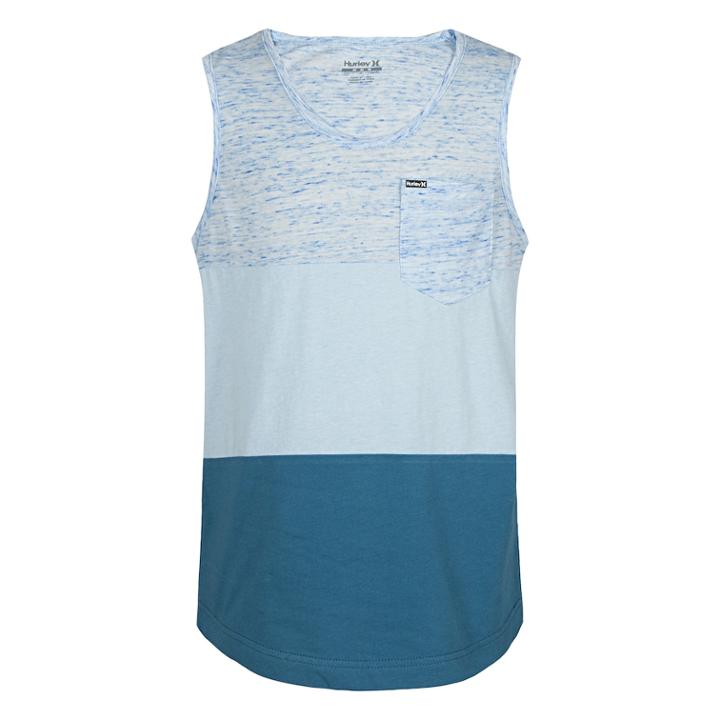 Boys 4-7 Hurley Colorblock Pocket Tank Top, Size: 5, Turquoise/blue (turq/aqua)