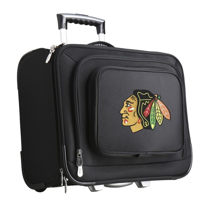 Chicago Blackhawks 16-in. Laptop Wheeled Business Case, Adult Unisex, Size: Cmptr Case, Black