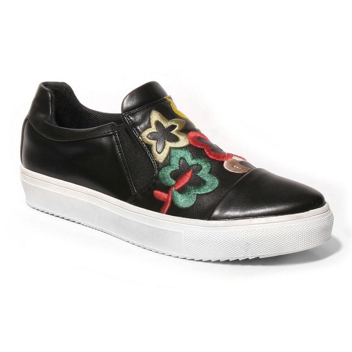 2 Lips Too Too Emily Women's Platform Slip-on Sneakers, Size: 8, Red
