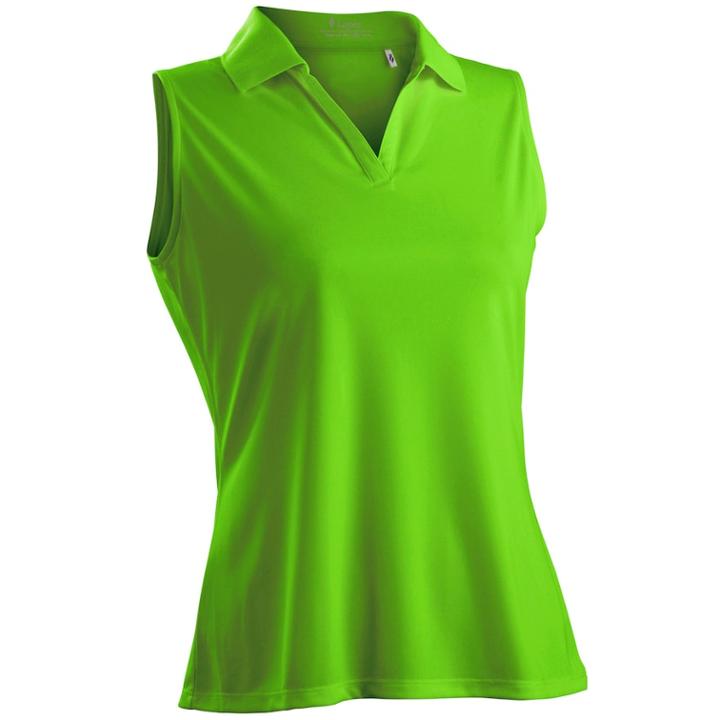 Nancy Lopez Luster Sleeveless Golf Polo - Women's, Size: Xl, Brt Green