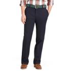 Men's Izod American Chino Classic-fit Wrinkle-free Flat-front Pants, Size: 36x32, Blue (navy)