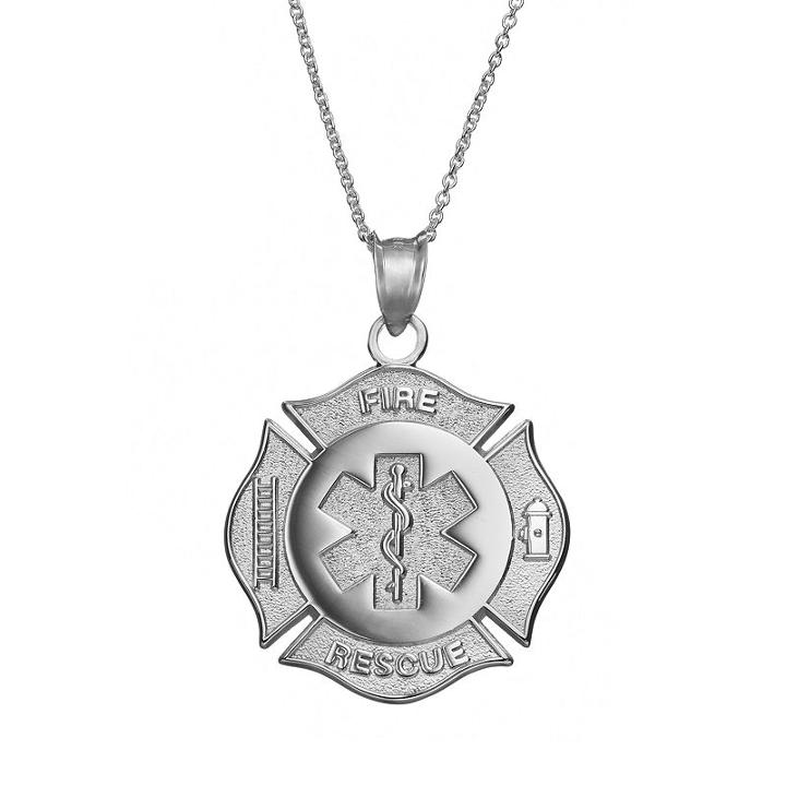 Insignia Collection Sterling Silver Maltese Cross And Star Of Life Pendant Necklace, Women's, Size: 18, Multicolor