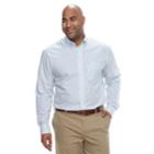 Big & Tall Izod Premium Essentials Classic-fit Button-down Shirt, Men's, Size: 2xb, Blue