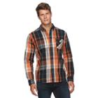 Men's Levi's&reg; Amway Plaid Button-down Shirt, Size: Large, Dark Grey
